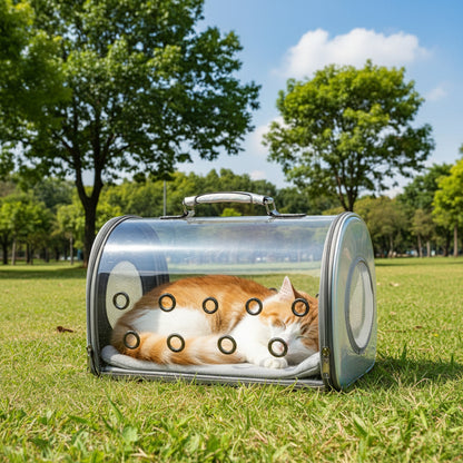 Luxury_Cat_Dog_Travel_Carrier_outdoors