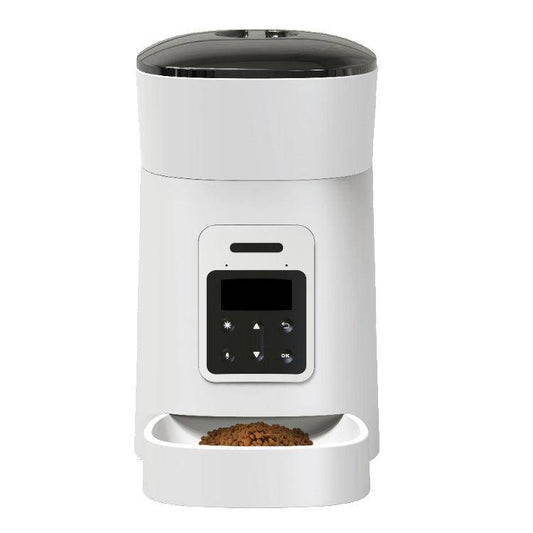 SmartPaws Automatic Pet Feeder with LED display and 4.5L food storage
