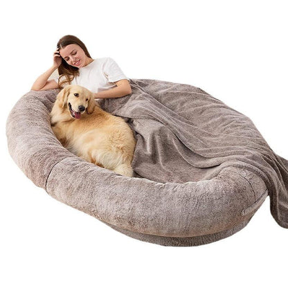WoofyCo oversized dog bed for humans 